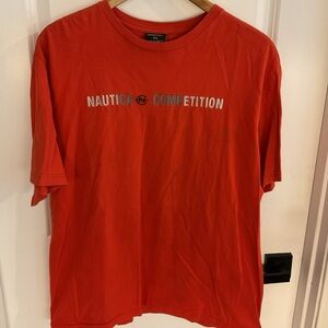 Nautica Competition - Short Sleeve Crew Neck Shirt - Red - Men’s Size 2XL